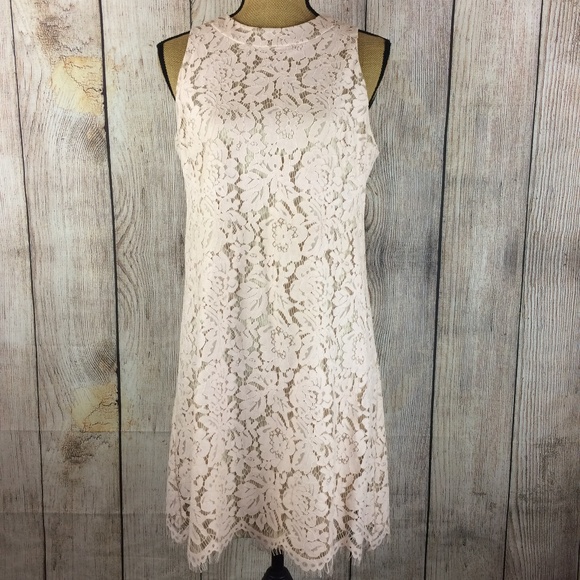 Vince Camuto Dresses & Skirts - Vince Camuto Nuce Lace Overlay Sheath Dress Sz *